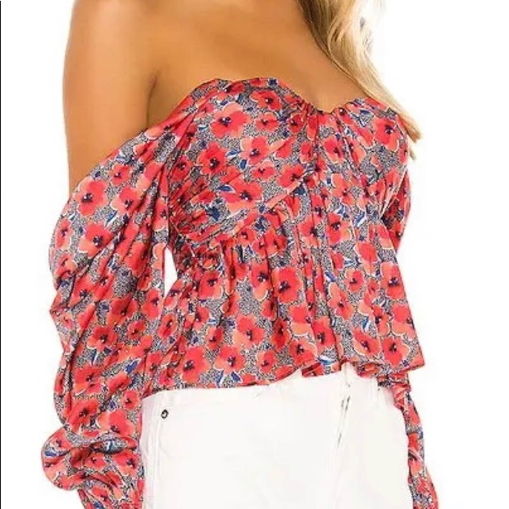 House of Harlow 1960 x Revolve | Burna floral blouse NWT Size SMALL